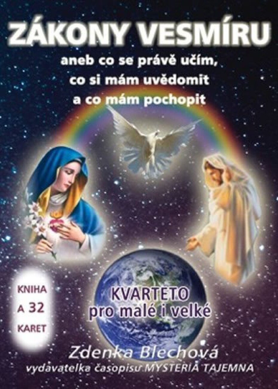 Zákony Vesmíru, KVARTETO pro malé i velké - kniha + 32 karet - Zdenka Blechová - main (0)