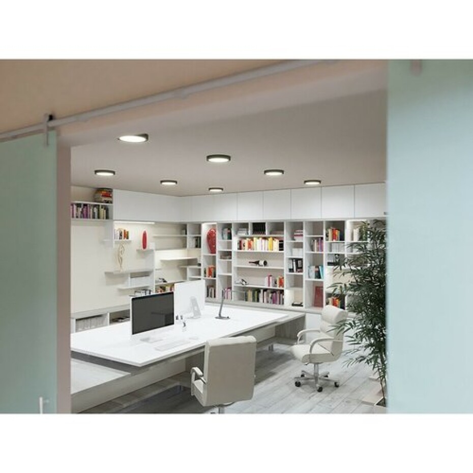 Panlux Podhledové LED svítidlo Downlight CCT Round černá, 12 W - main (2)