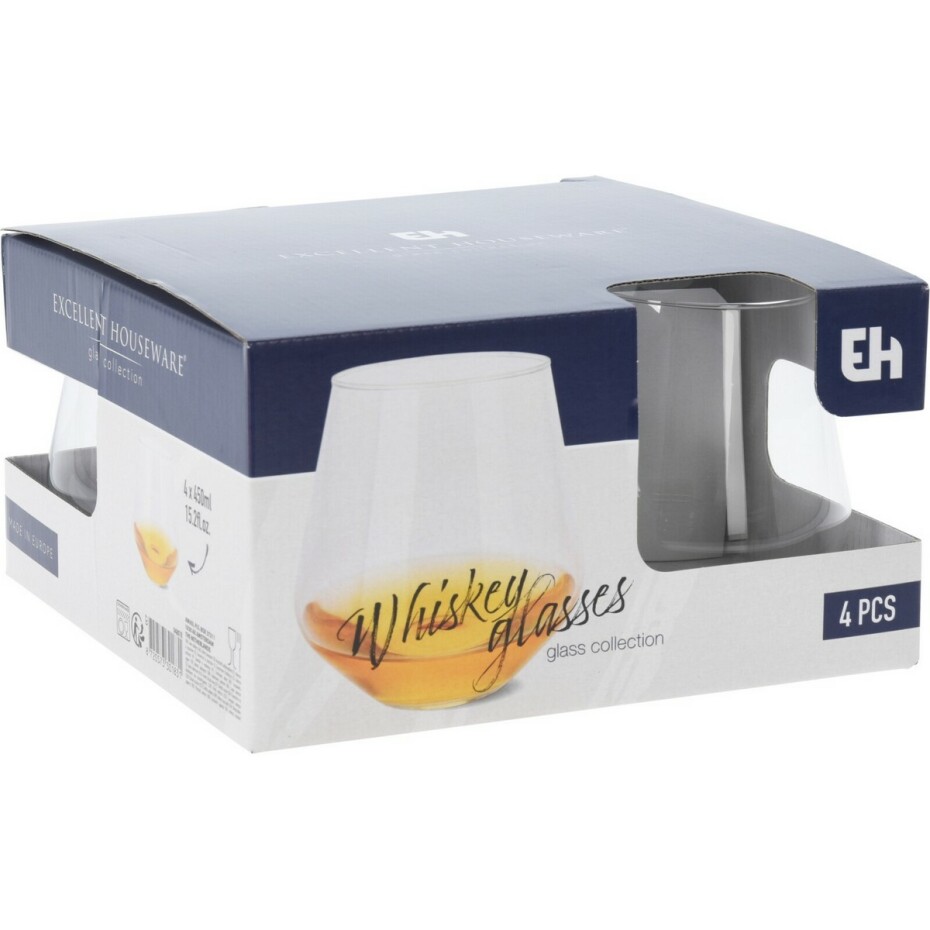 EH 4dílná sada sklenic na whisky, 450 ml - main (2)