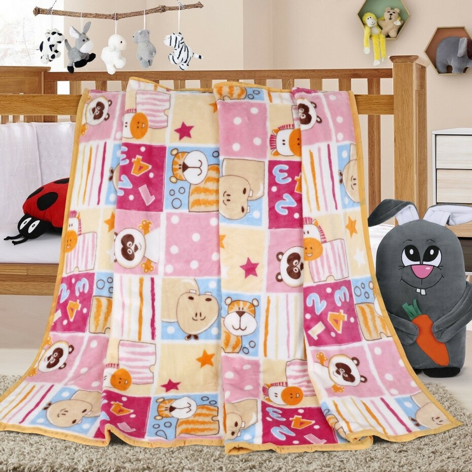 Bellatex Deka Ella Patchwork růžová, 100 x 155 cm - main (0)