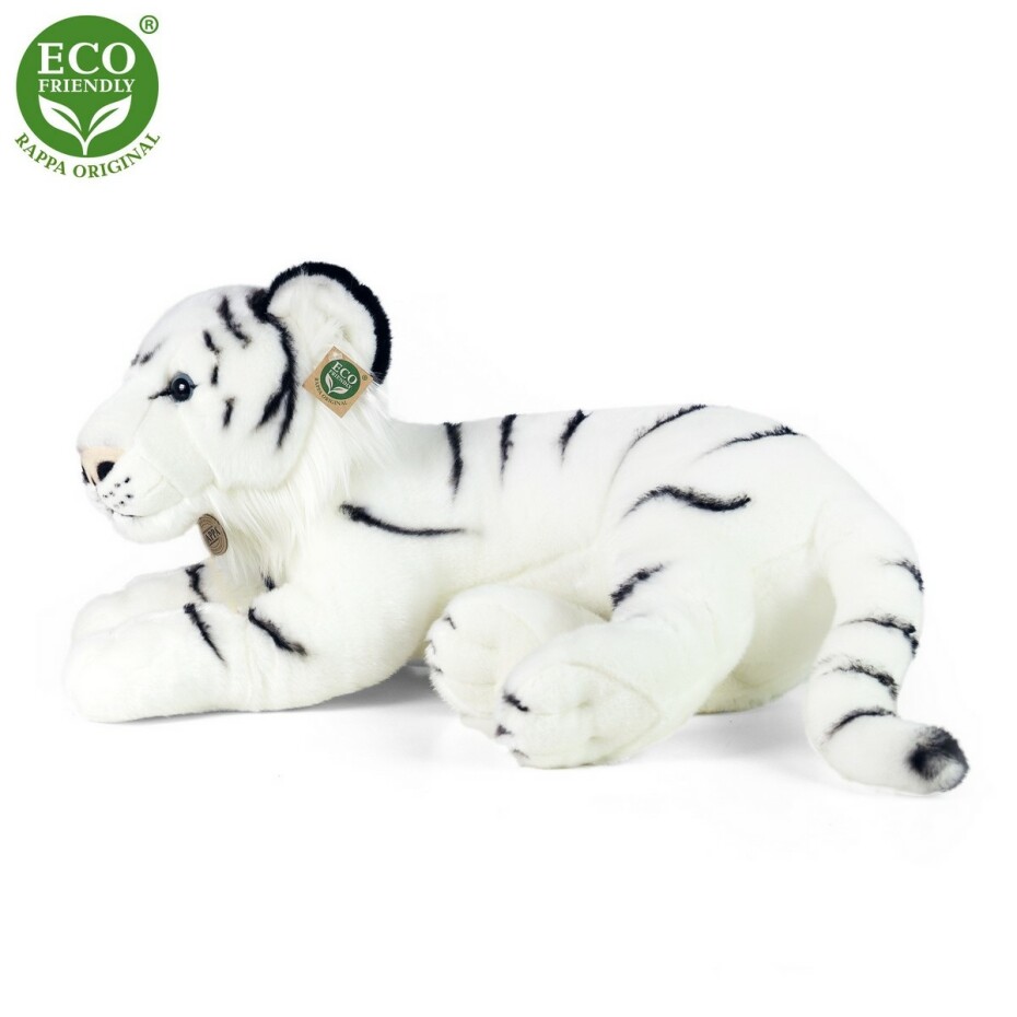 Rappa Plyšový tygr bílý, 60 cm ECO-FRIENDLY - main (2)