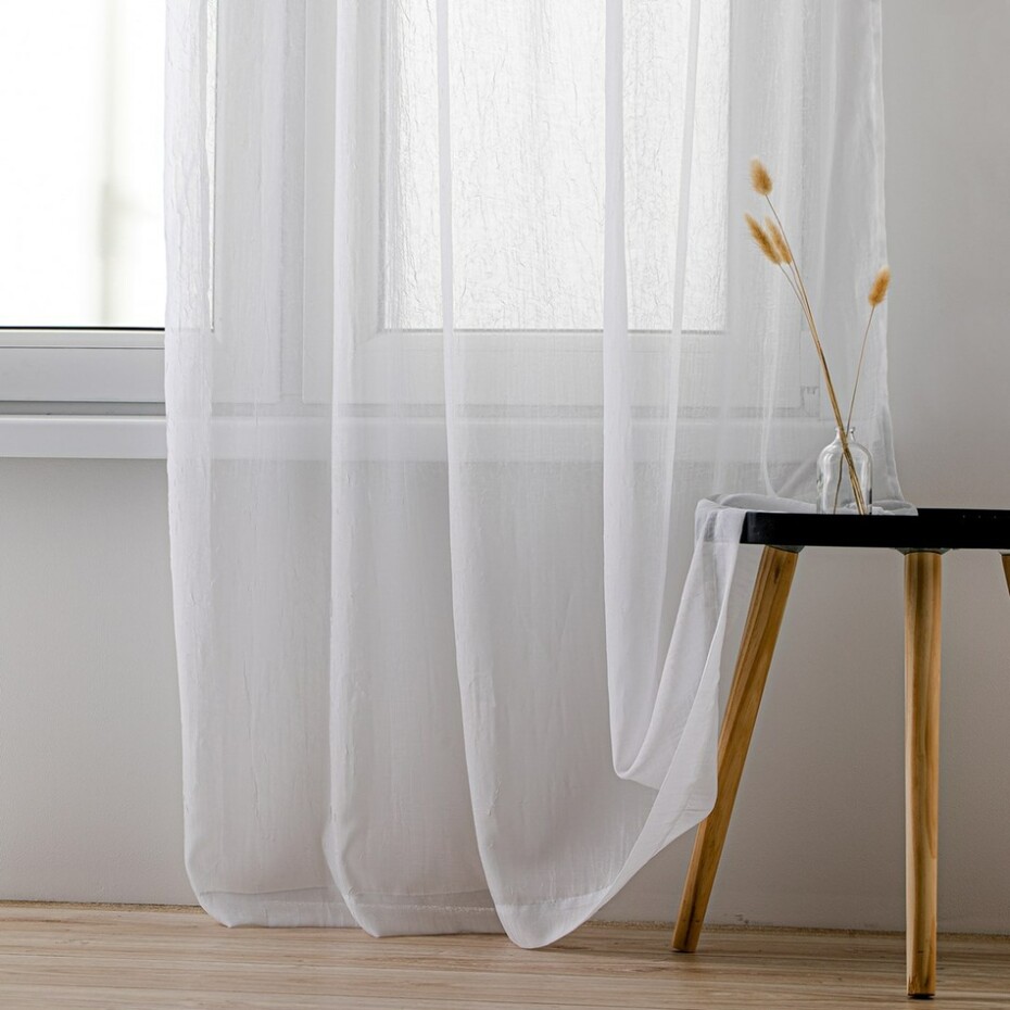 Homede Záclona Kresz Tape, bílá, 140 x 290 cm - main (0)