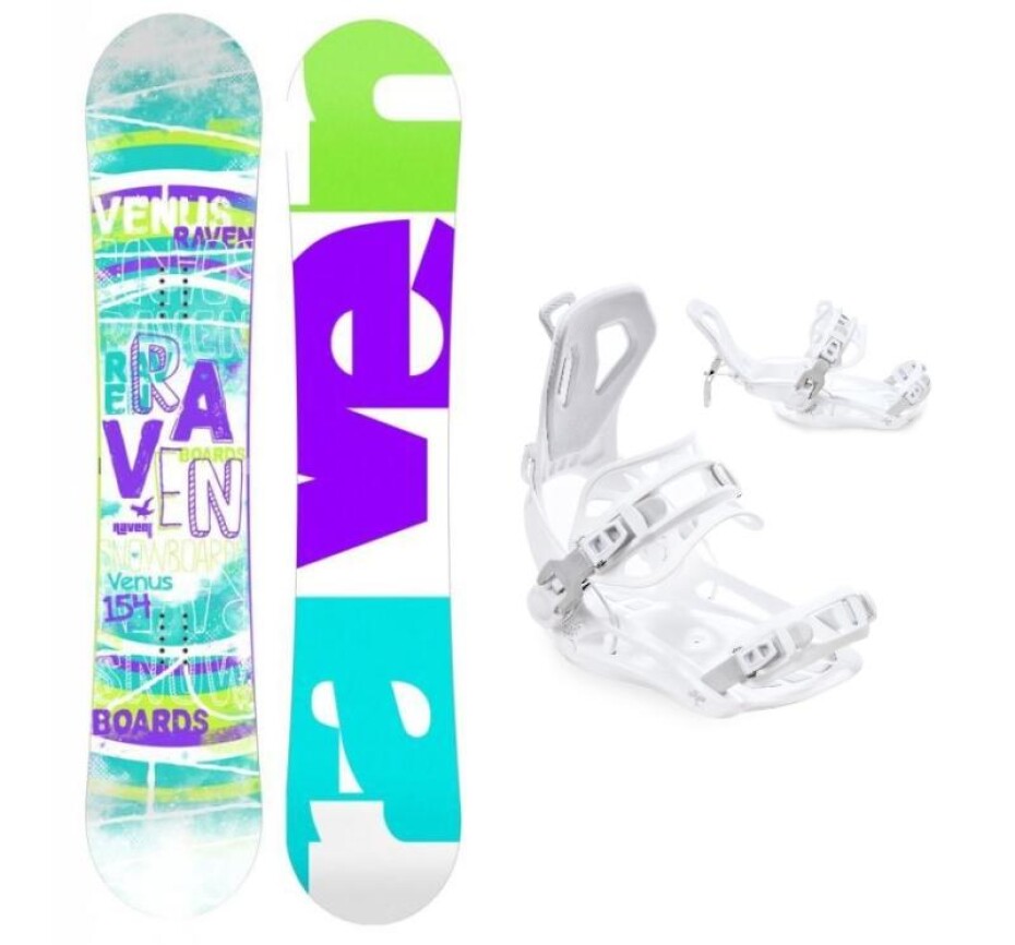 Raven Venus dámský snowboard + Raven Fastec FT360 white vázání - main (0)