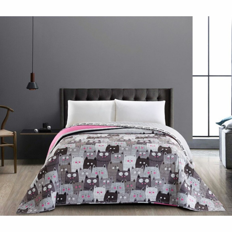 DecoKing Přehoz Catinvasion, 220 x 240 cm - main (0)