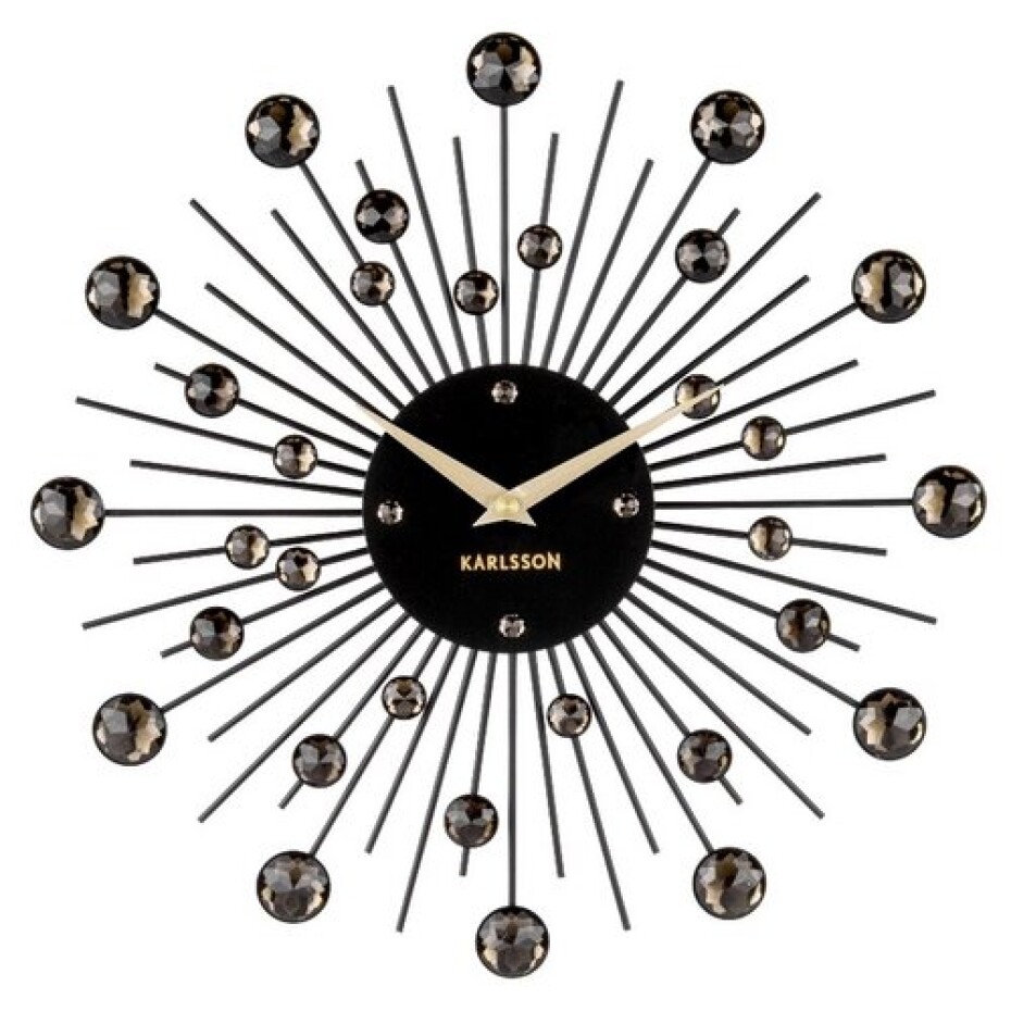 Karlsson 4860BK Designové nástěnné hodiny, 30 cm - main (0)