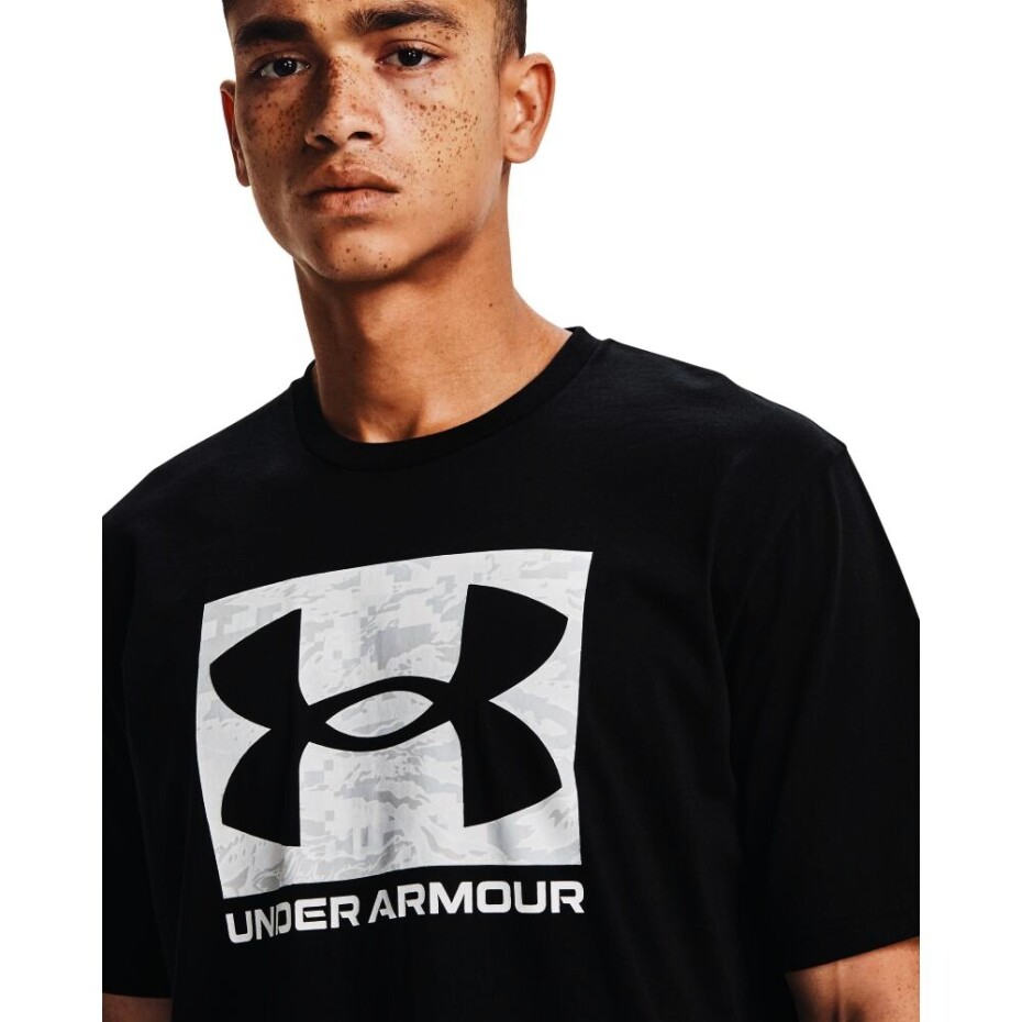 Under Armour pánské tričko ABC CAMO BOXED LOGO SS černé - main (1)
