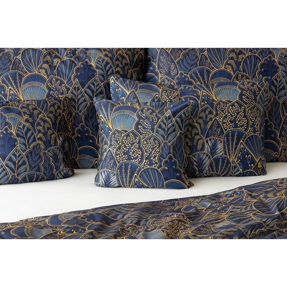 Matějovský Saténové povlečení Livia Blue, 140 x 220 cm, 70 x 90 cm - main (2)