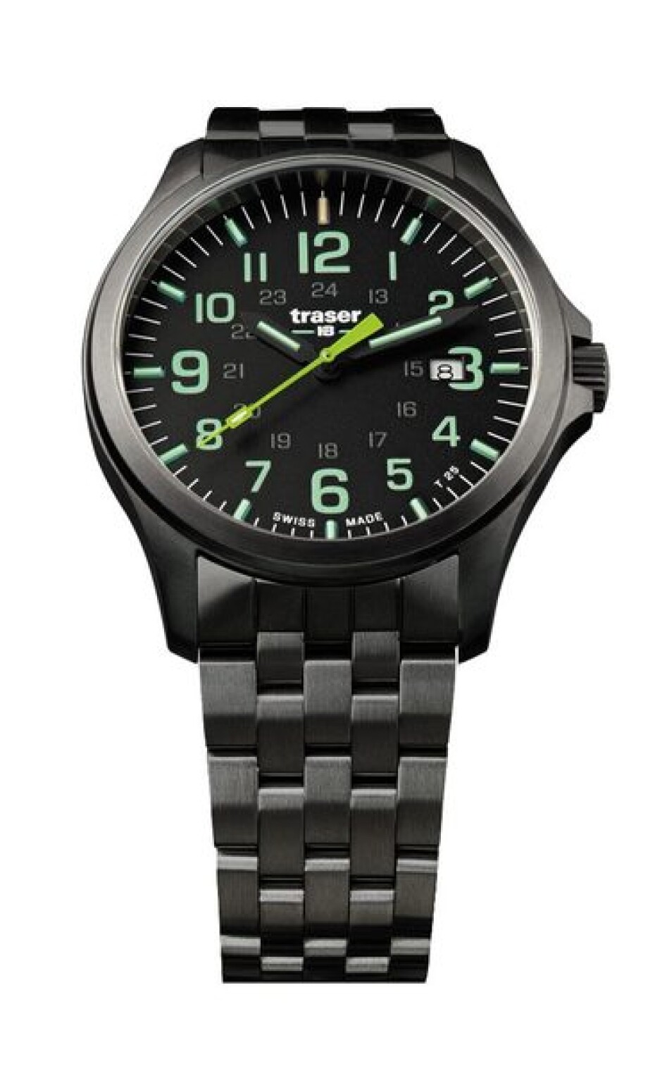 Traser P67 Officer Pro GunMetal Black/Lime Ocel - main (0)