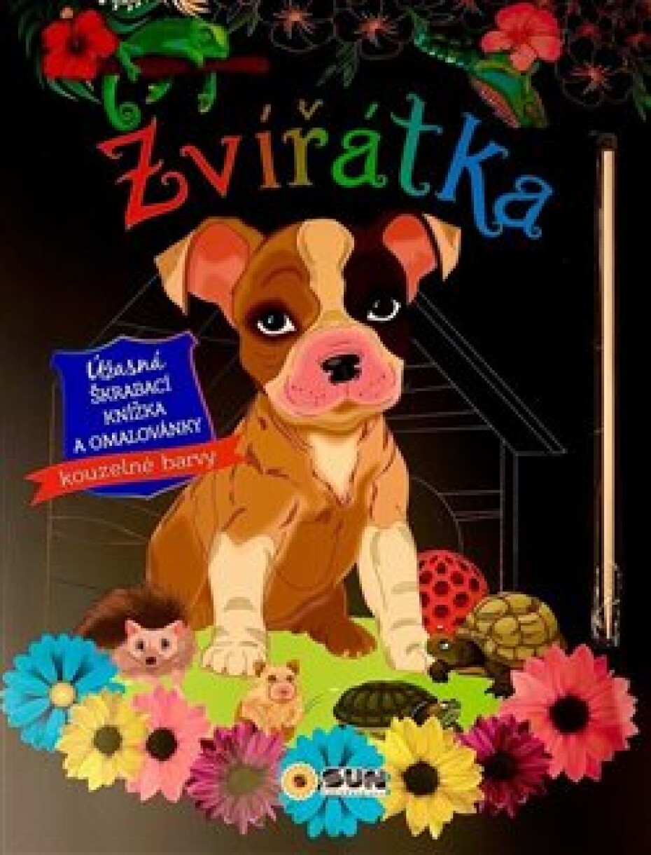 Zvířátka - úžasná škrábací knižka a omalovánky - main (0)