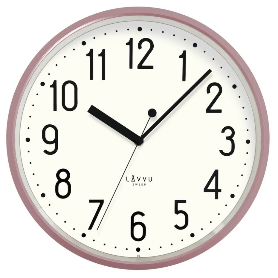 LAVVU Růžové hodiny, pr. 29,5 cm - main (0)