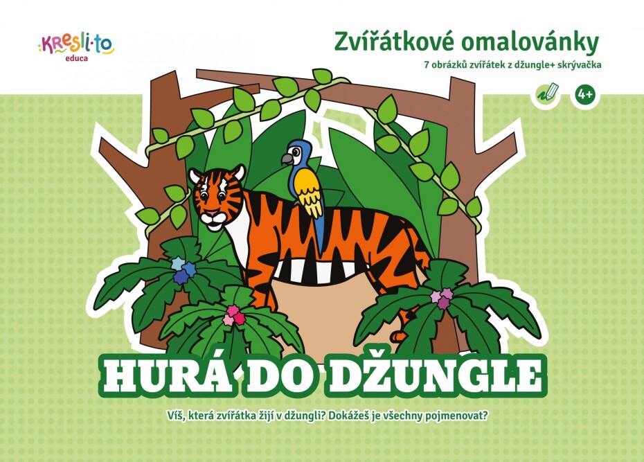 Zvířátkové omalovánky / Hurá do džungle - Kristýna Bízová - main (0)