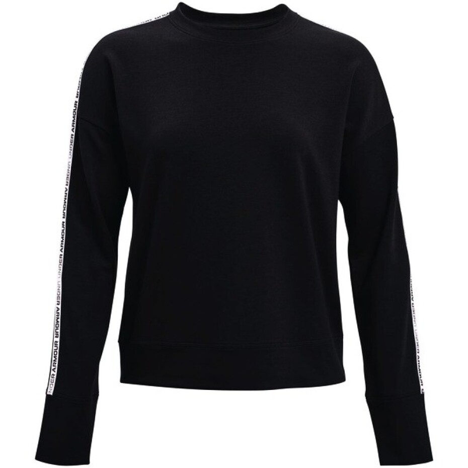 Dámská mikina Under Armour  Rival Terry Taped Crew-BLK XS - main (0)