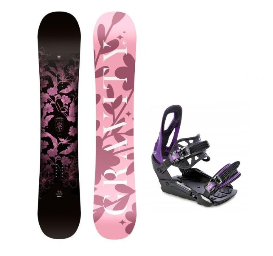 Gravity Empire 24/25 dámský snowboard + Raven S230 Black/violet vázání - main (0)