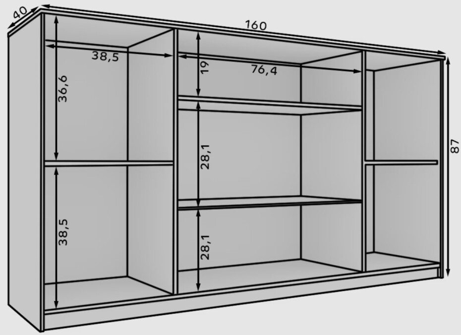 ArtAdrk Vitrína EVI 04 | s LED osvětlením - main (6)