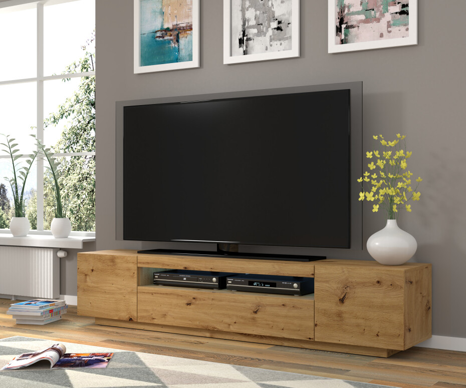 ARTBm TV stolek AURA 200 | dub artisan - main (3)