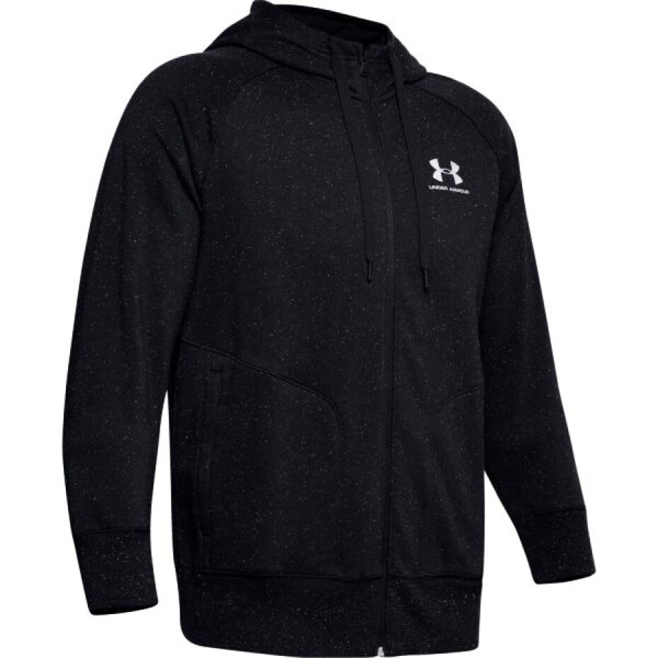 Pánská mikina Under Armour  SPECKLED FLEECE FZ HOODIE-BLK M - main (0)