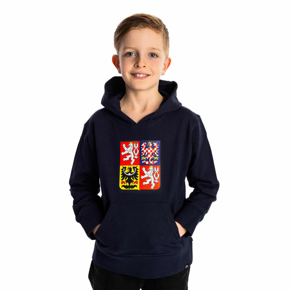 Dětská mikina Kappa  Logo Nathan Statní Znak Potisk Navy 10Y - main (0)