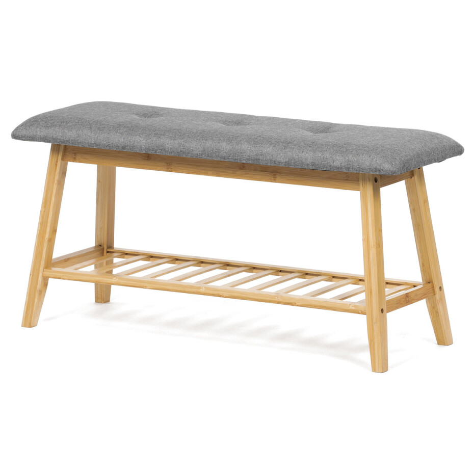 Autronic DR-N1012 GREY2 Botník s taburetem, 90 x 45 x 30 cm - main (0)