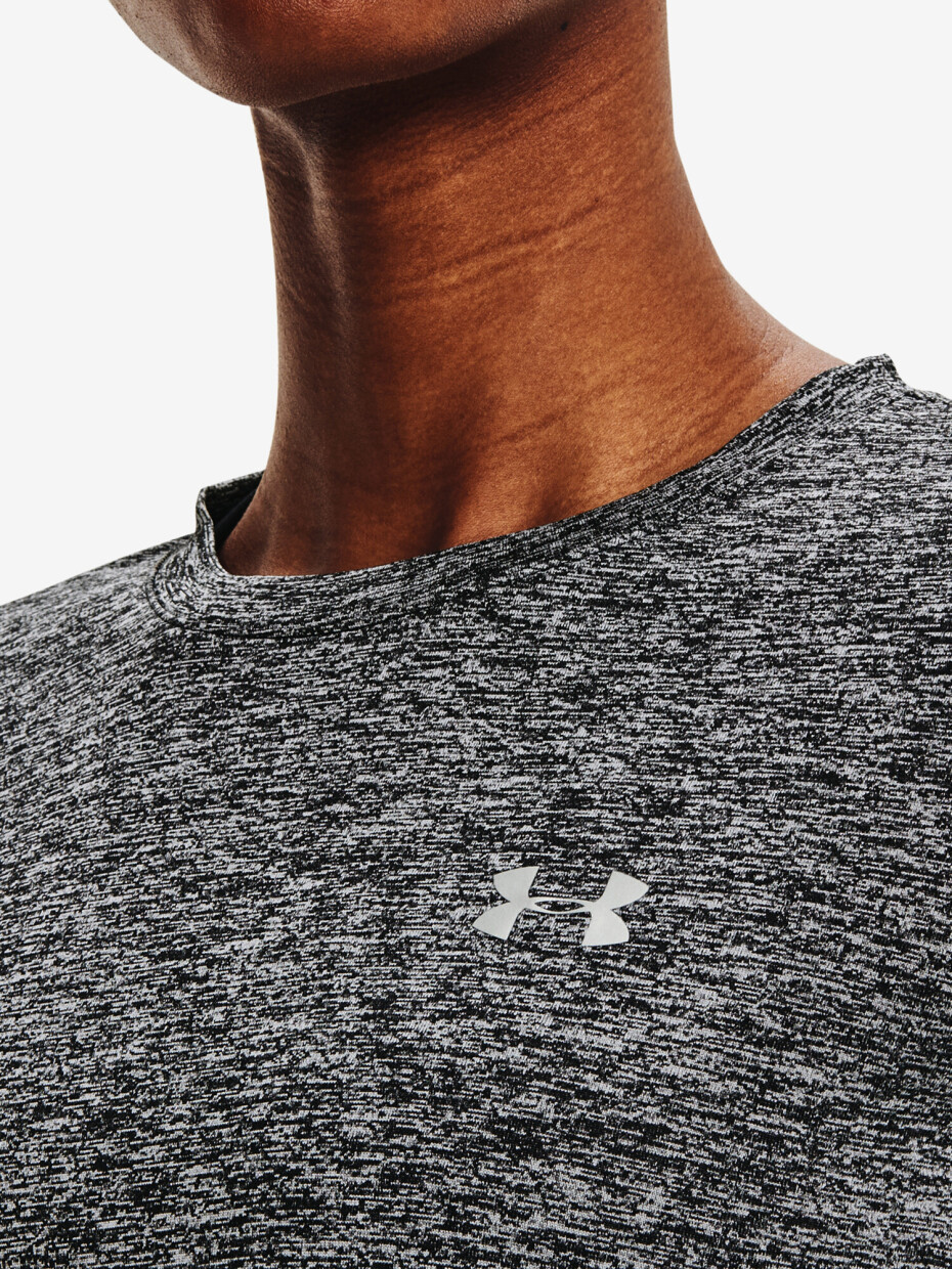 Under Armour Tech Crew Twist LS Black/Metallic Silver - main (2)
