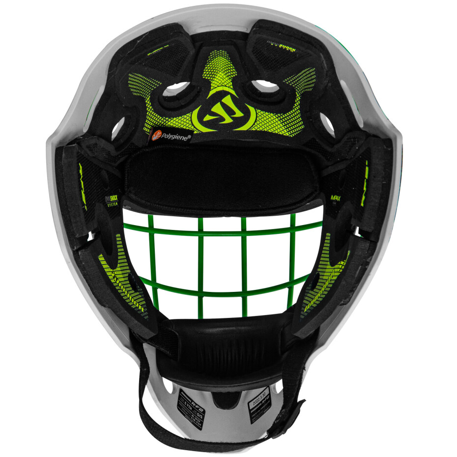 Brankářská hokejová maska Warrior Ritual F2 E Neon/Green Žák (youth) - main (3)