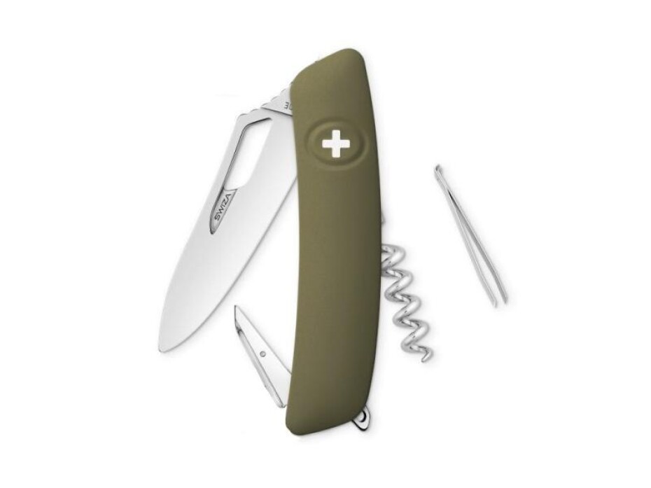 Swiza kapesní nůž SH01R Single Hand olive - main (0)