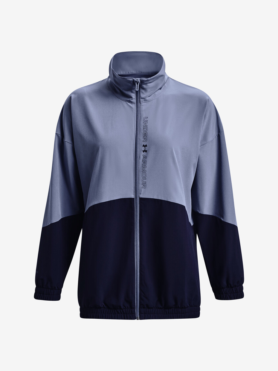 Under Armour Woven FZ Jacket W fialová - main (4)