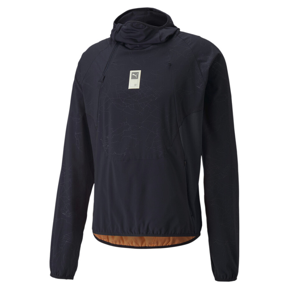Pánská bunda Puma  Run First Mile Woven Jacket Parisian Night L - main (0)