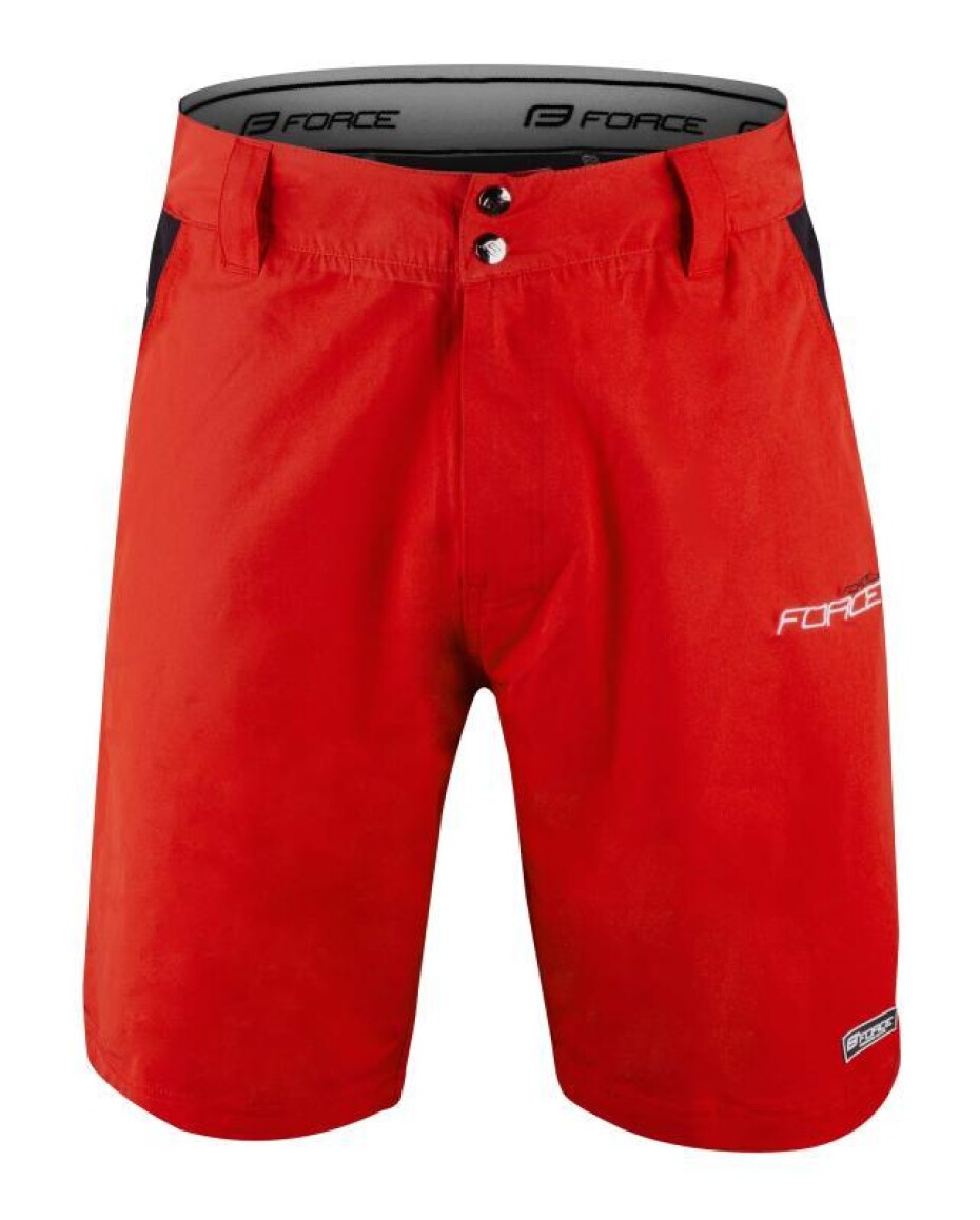 Force BLADE MTB červené šortky s odnímatelnou vložkou POUZE XL (VÝPRODEJ) - main (0)
