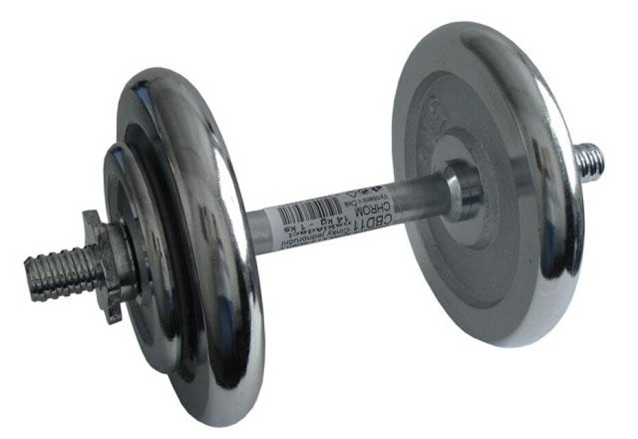 ACRA Činka nakládací, jednoruční, chromová 14 kg - průměr 25 mm - main (0)