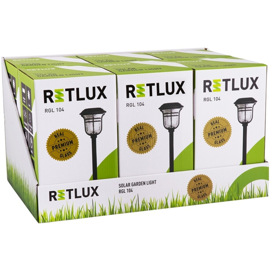 Retlux RGL 104 Solární zapichovací svítidlo černá, 1x LED teplá bílá - main (2)