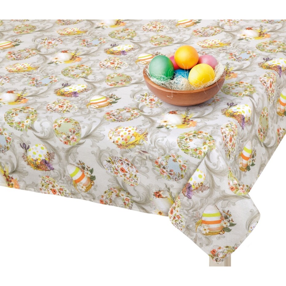 Bellatex Ubrus Velikonoce Vajíčko šedá, 70 x 70 cm - main (1)