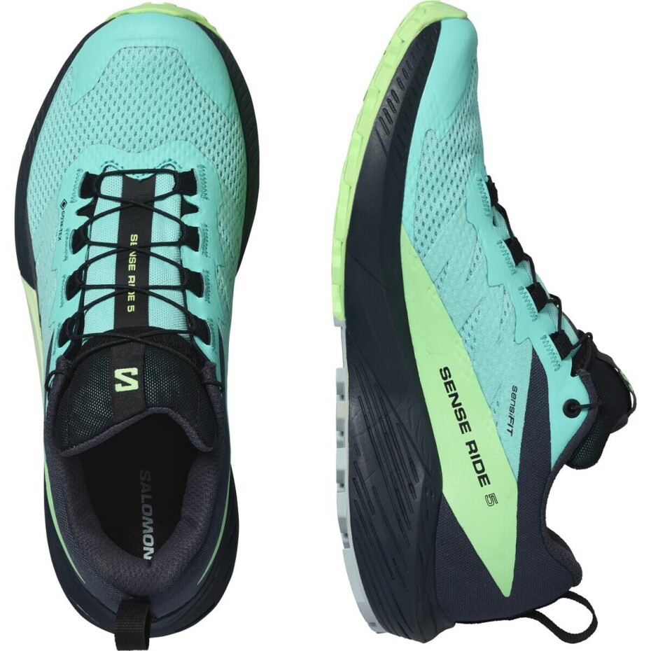 Dámská běžecká obuv Salomon Sense Ride 5 Gtx Blue Radiance / Green Ash / India Ink  UK 6,5 - main (2)
