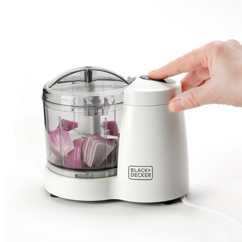 Black+Decker BXCH120E Sekáček potravin, bílá - main (5)