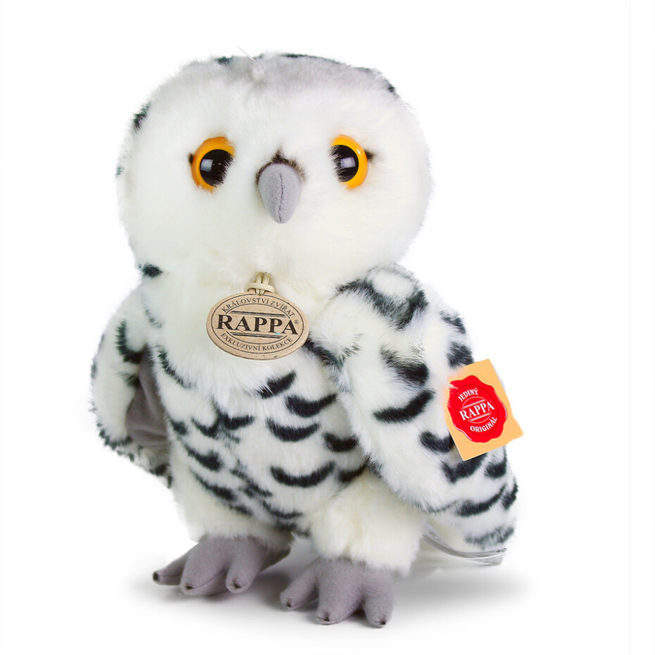 Rappa Plyšová sova bílá, 25 cm - main (0)