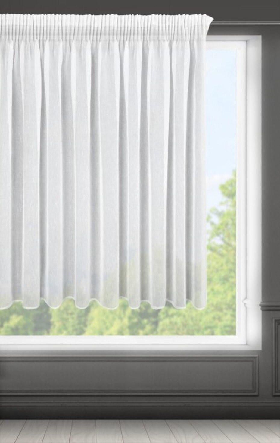 ArtFir Záclona SONIA P | bílá 300 x 145 cm - main (0)