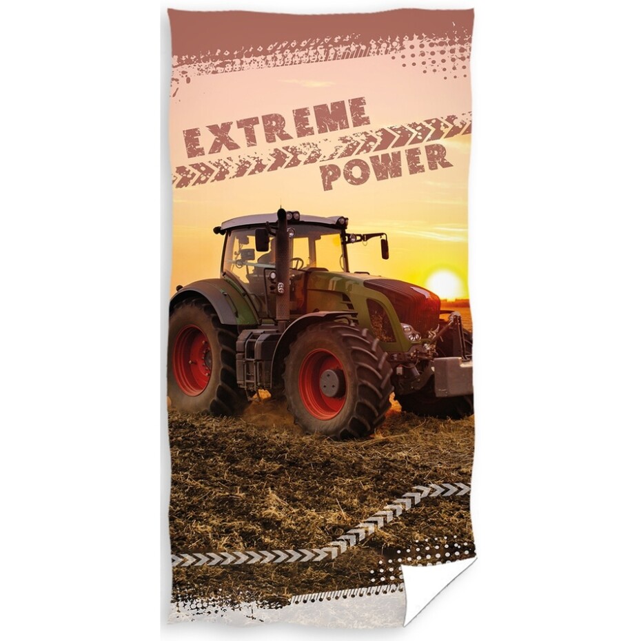 Tiptrade Froté osuška Traktor na poli, 70 x 140 cm - main (0)