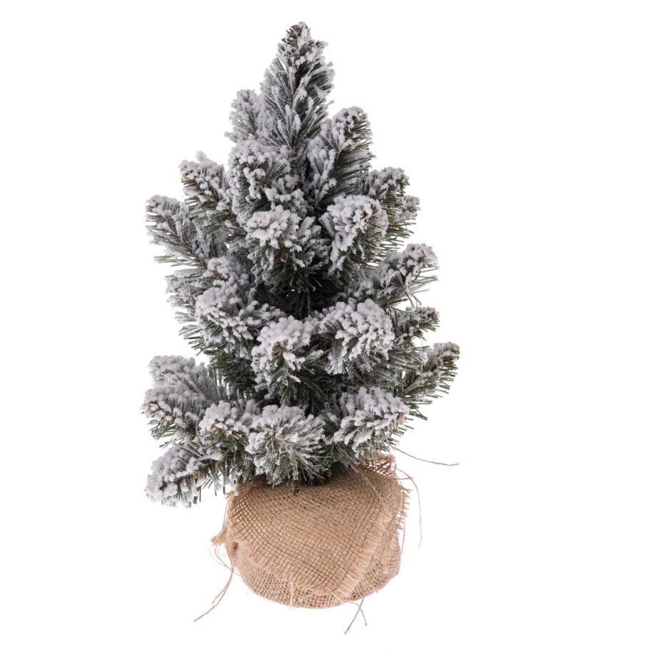 Dekorační zasněžený stromek Jedle, 30 cm - main (0)