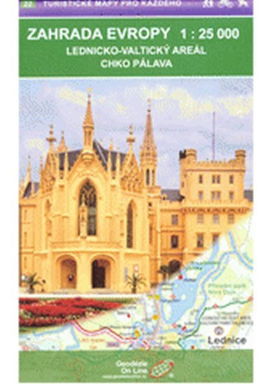 Zahrada Evropy 1 : 25 000 / 22 Turistické mapy pro každého - main (0)