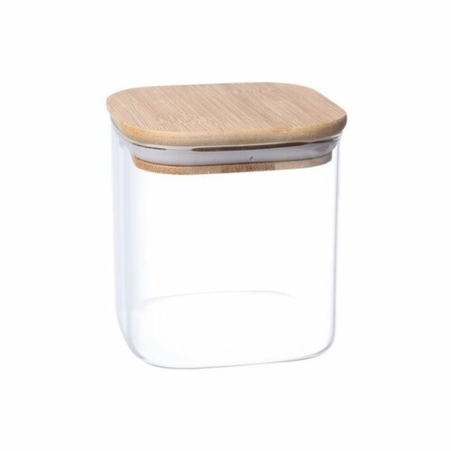 4Home Skleněná dóza na potraviny s víkem Bamboo, 550 ml, 550 ml - main (5)