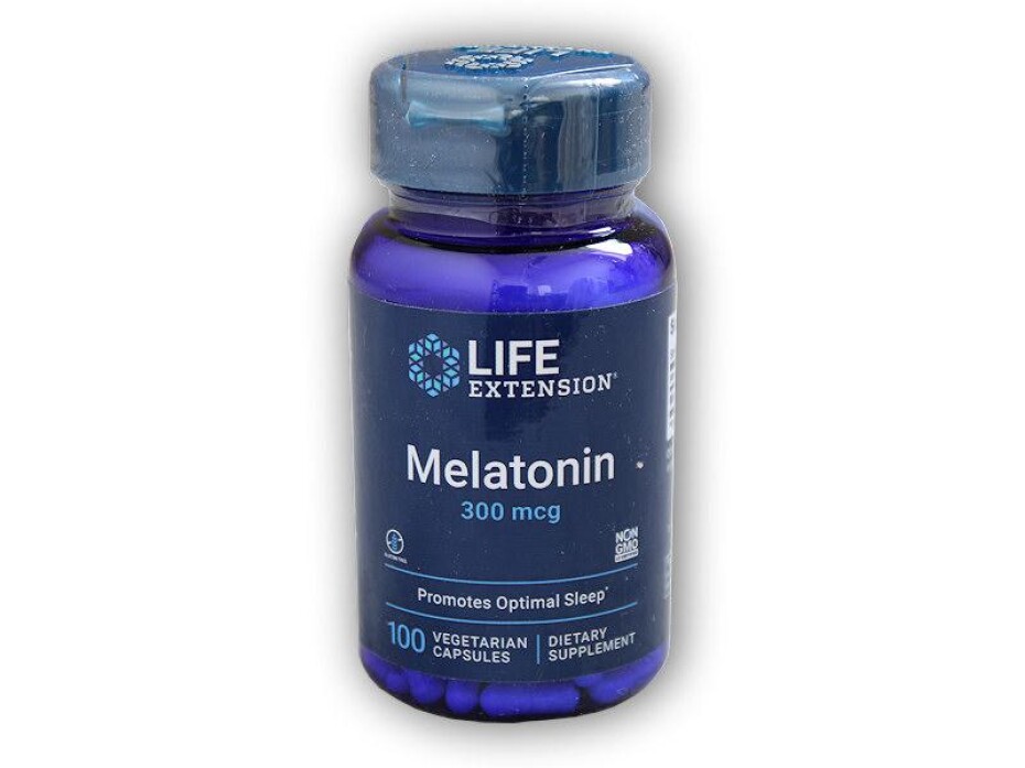 Life Extension Melatonin 300 mcg 100 kapslí - main (0)