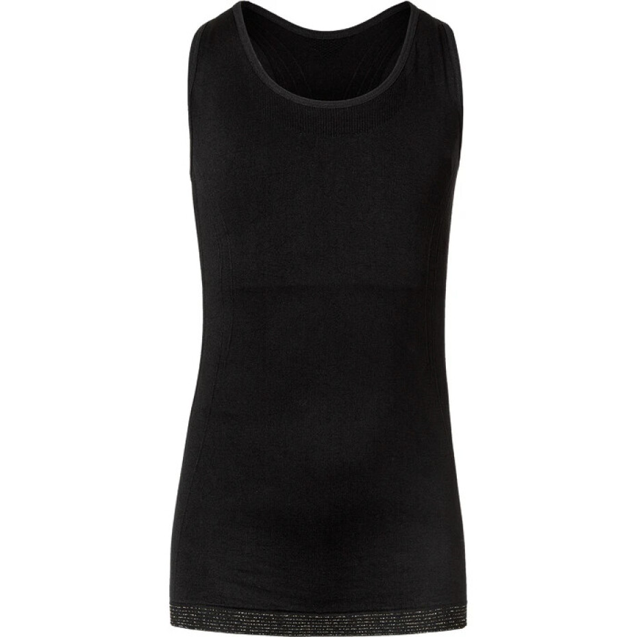 Dívčí tílko Endurance  Anyo Jr. Seamless Top Black 8/10 (128 - 146 cm) - main (0)