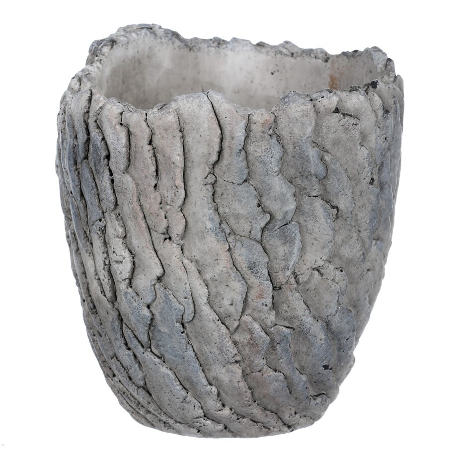 Betonový obal na květináč Pau světle šedá, 15 x 16,5 cm - main (0)