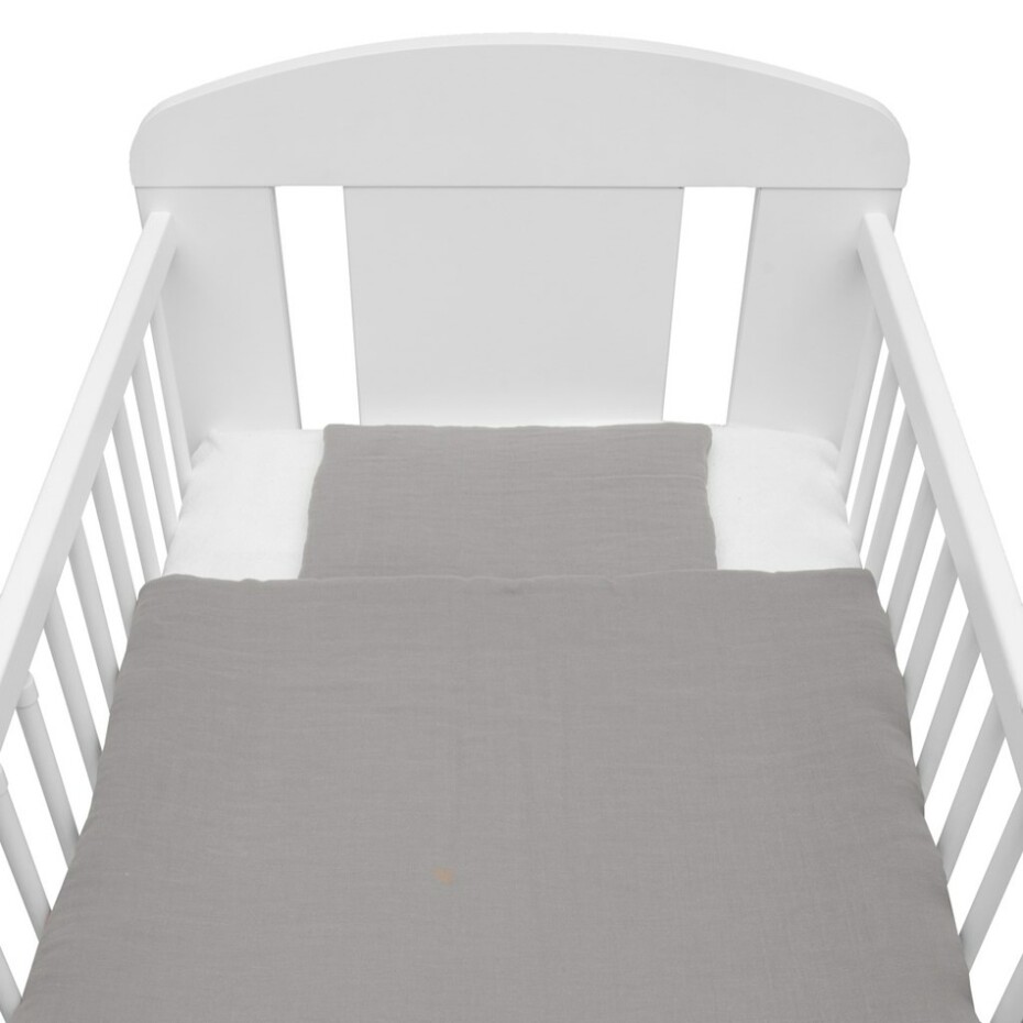 New Baby Mušelínový set s výplní šedá, 80 x 70 cm - main (2)