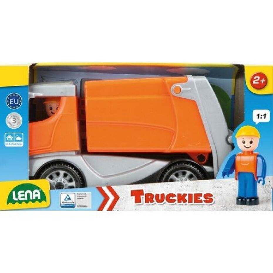 Lena Auto Truckies popeláři plast 25cm s figurkou v krabici 24m+ - main (2)