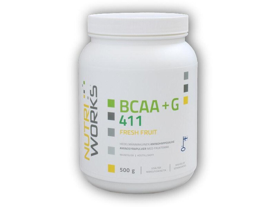 Nutri Works BCAA + Glutamin 4:1:1 500g - main (0)
