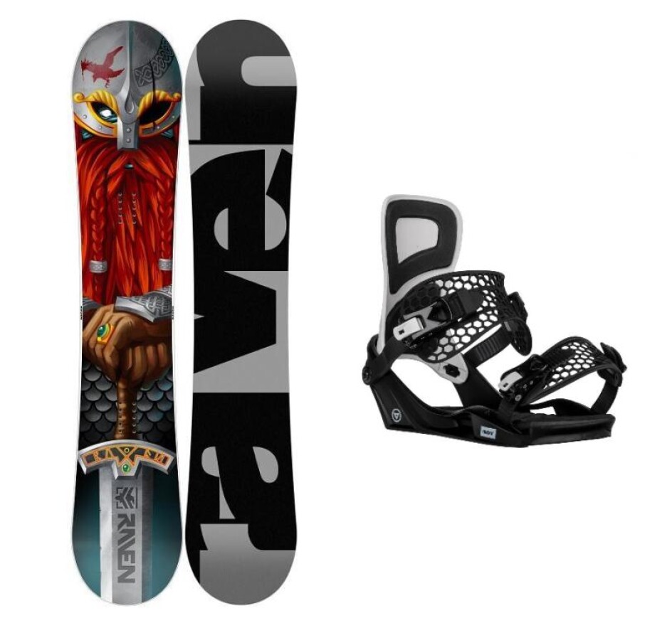 Raven Dwarf pánský snowboard + Gravity Indy black/white vázání - main (0)