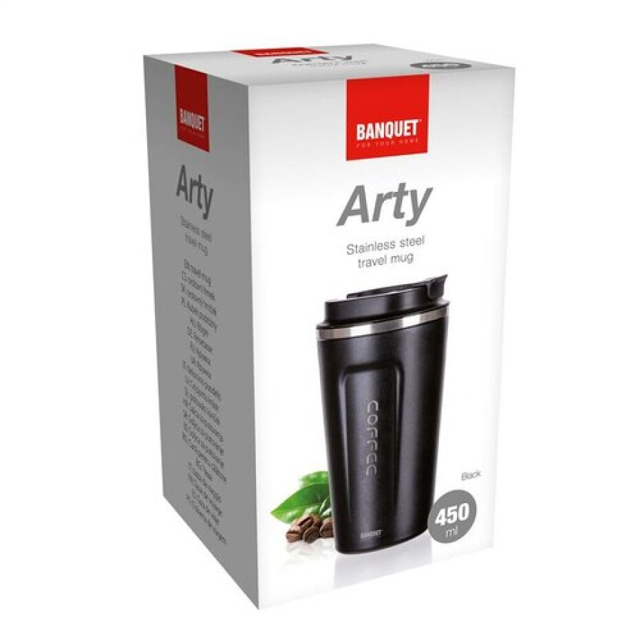 Banquet Termohrnek cestovní ARTY 450 ml, černá - main (3)