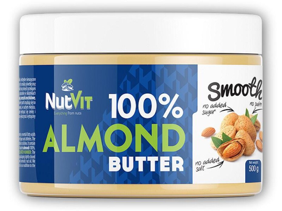 Ostrovit Nutvit 100% almond butter smooth 500g - main (0)