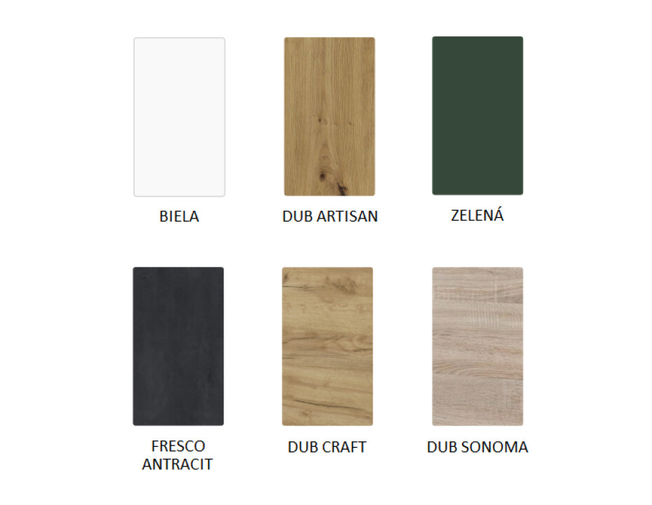 ArtExt Kuchyňská skříňka horní SILVER | W4B 60 Aventos HK Barva korpusu: Dub artisan - main (13)