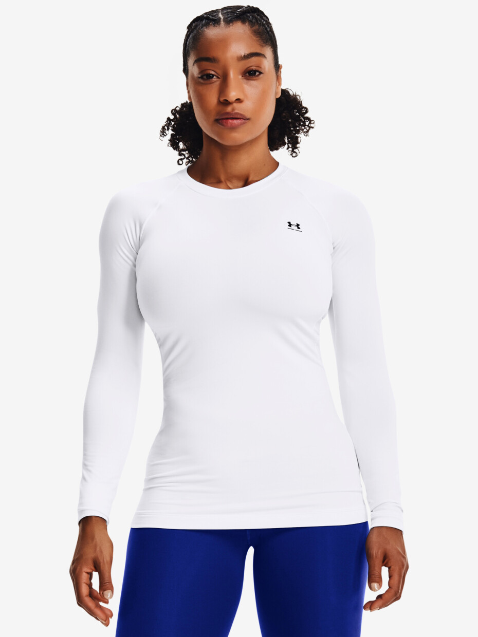 Dámské tričko Under Armour  Authentics Crew-WHT XL - main (0)